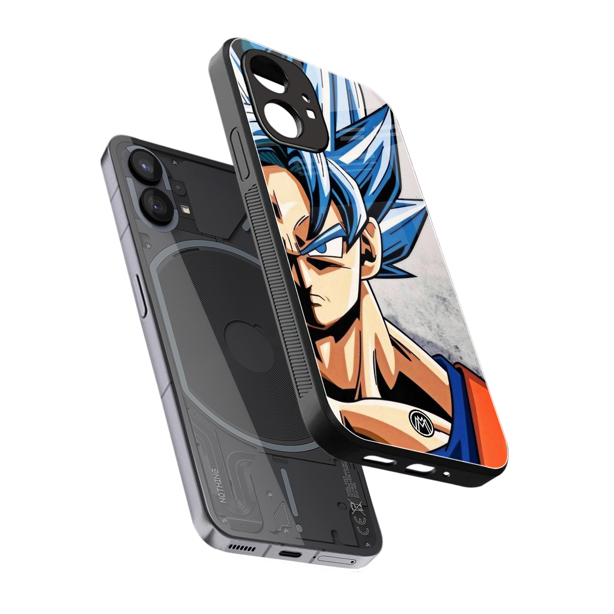 goku dragon ball z anime back phone cover | glass case for nothing phone 1