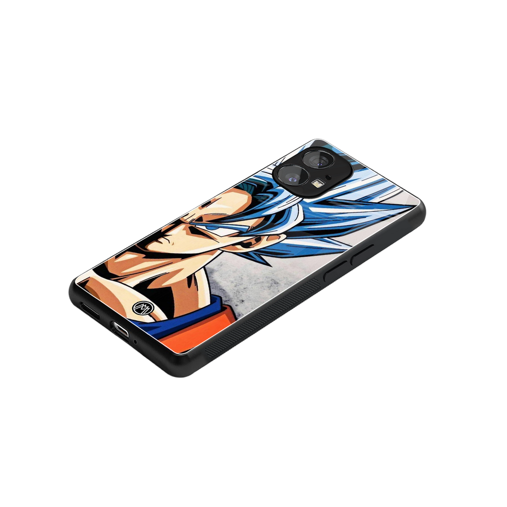 goku dragon ball z anime back phone cover | glass case for nothing phone 1