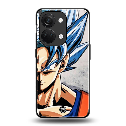 goku dragon ball z anime back phone cover | glass case for oneplus nord 3