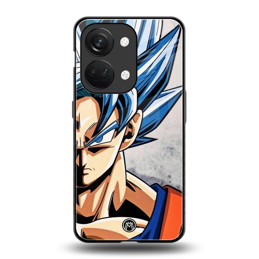 goku dragon ball z anime back phone cover | glass case for oneplus nord 3