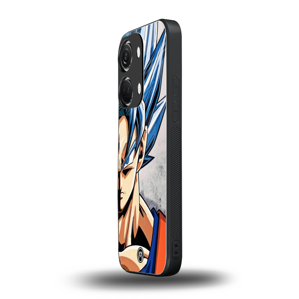 goku dragon ball z anime back phone cover | glass case for oneplus nord 3