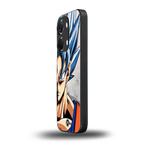 goku dragon ball z anime back phone cover | glass case for oneplus nord 3