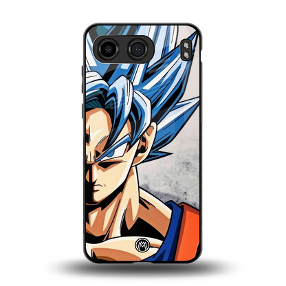 goku dragon ball z anime back phone cover | glass case for oneplus nord 4