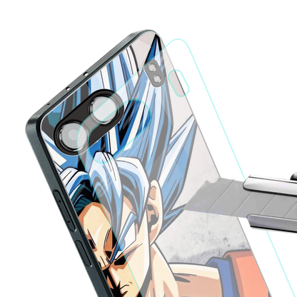 goku dragon ball z anime back phone cover | glass case for oneplus nord 4