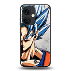 goku dragon ball z anime back phone cover | glass case for oneplus nord ce 3