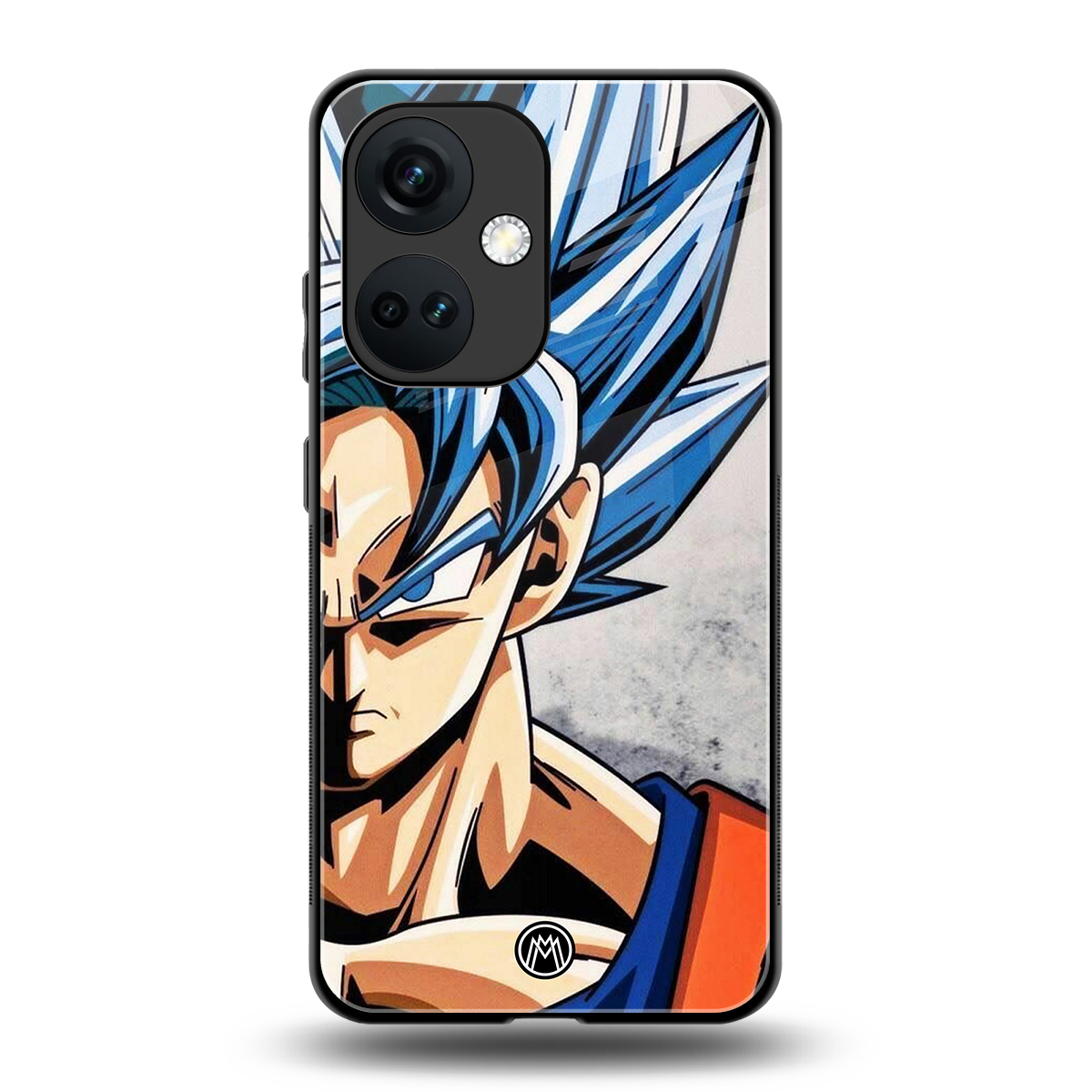 goku dragon ball z anime back phone cover | glass case for oneplus nord ce 3