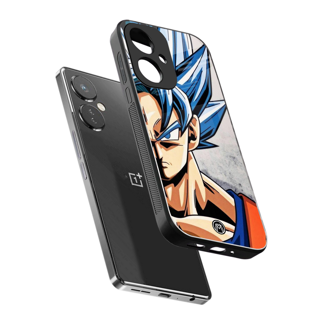 goku dragon ball z anime back phone cover | glass case for oneplus nord ce 3