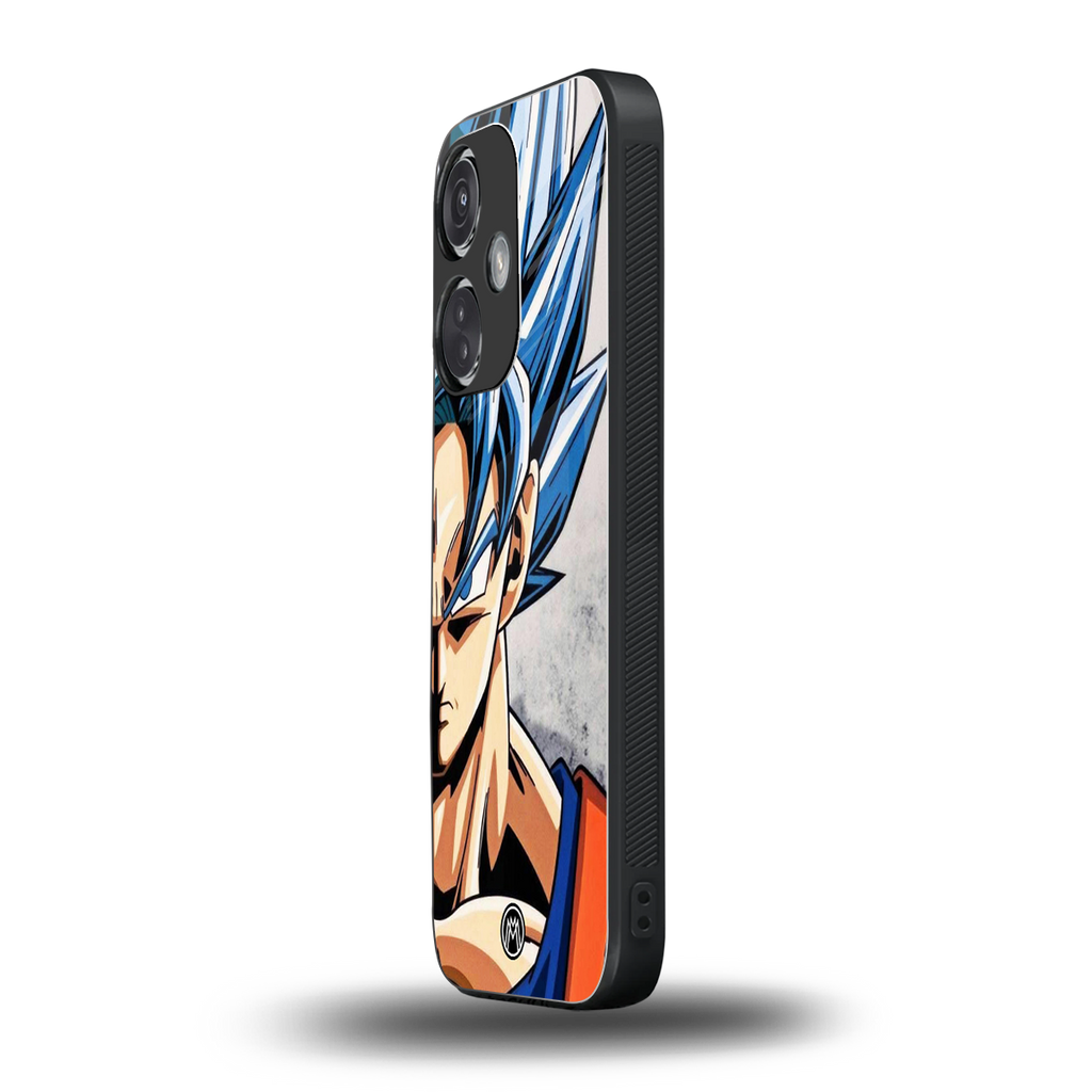 goku dragon ball z anime back phone cover | glass case for oneplus nord ce 3