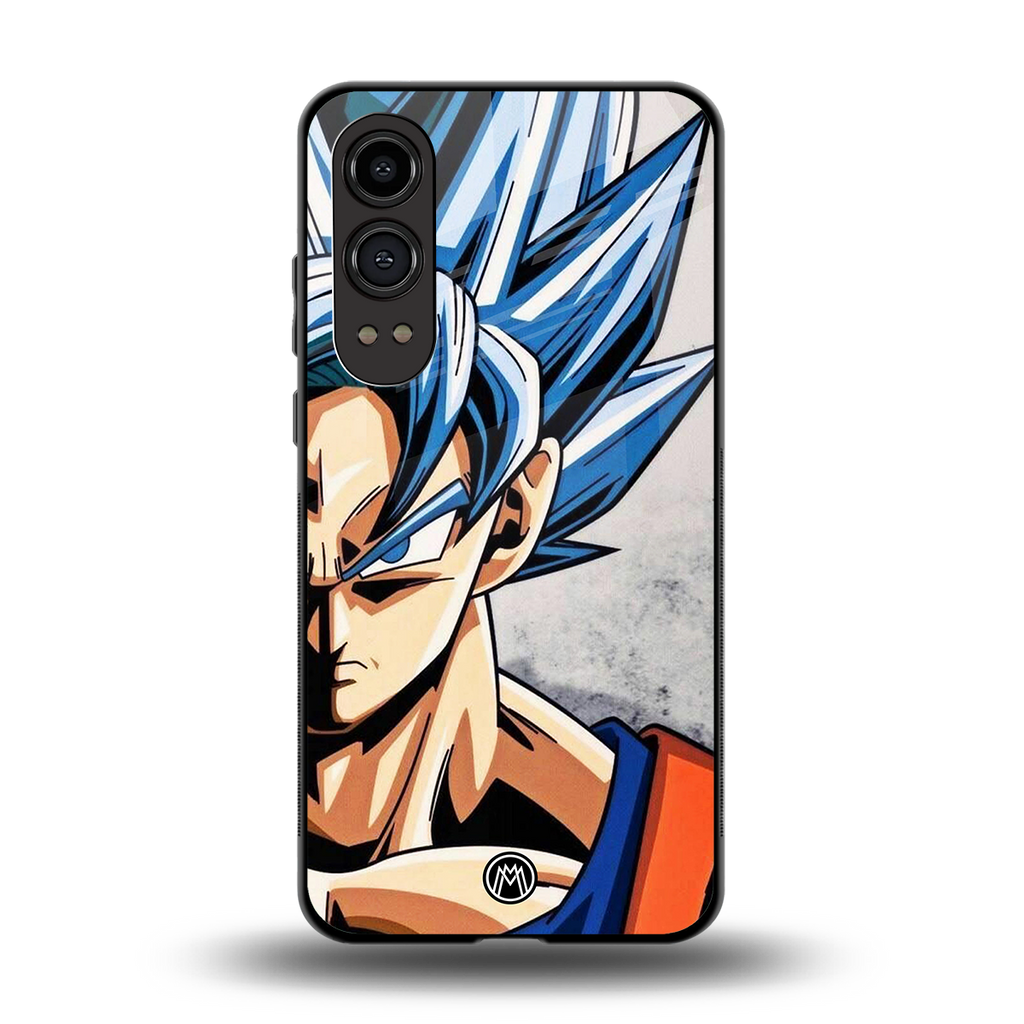 goku dragon ball z anime back phone cover | glass case for oneplus nord ce 4 lite