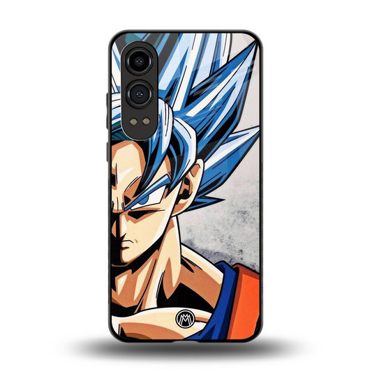 goku dragon ball z anime back phone cover | glass case for oneplus nord ce 4 lite
