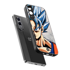 goku dragon ball z anime back phone cover | glass case for oneplus nord ce 4 lite