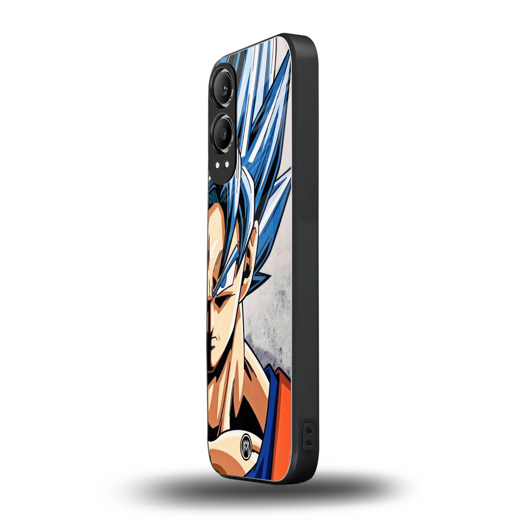 goku dragon ball z anime back phone cover | glass case for oneplus nord ce 4 lite