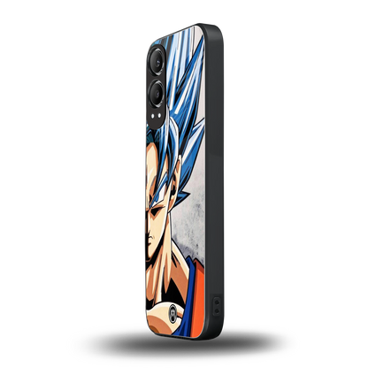 goku dragon ball z anime back phone cover | glass case for oneplus nord ce 4 lite