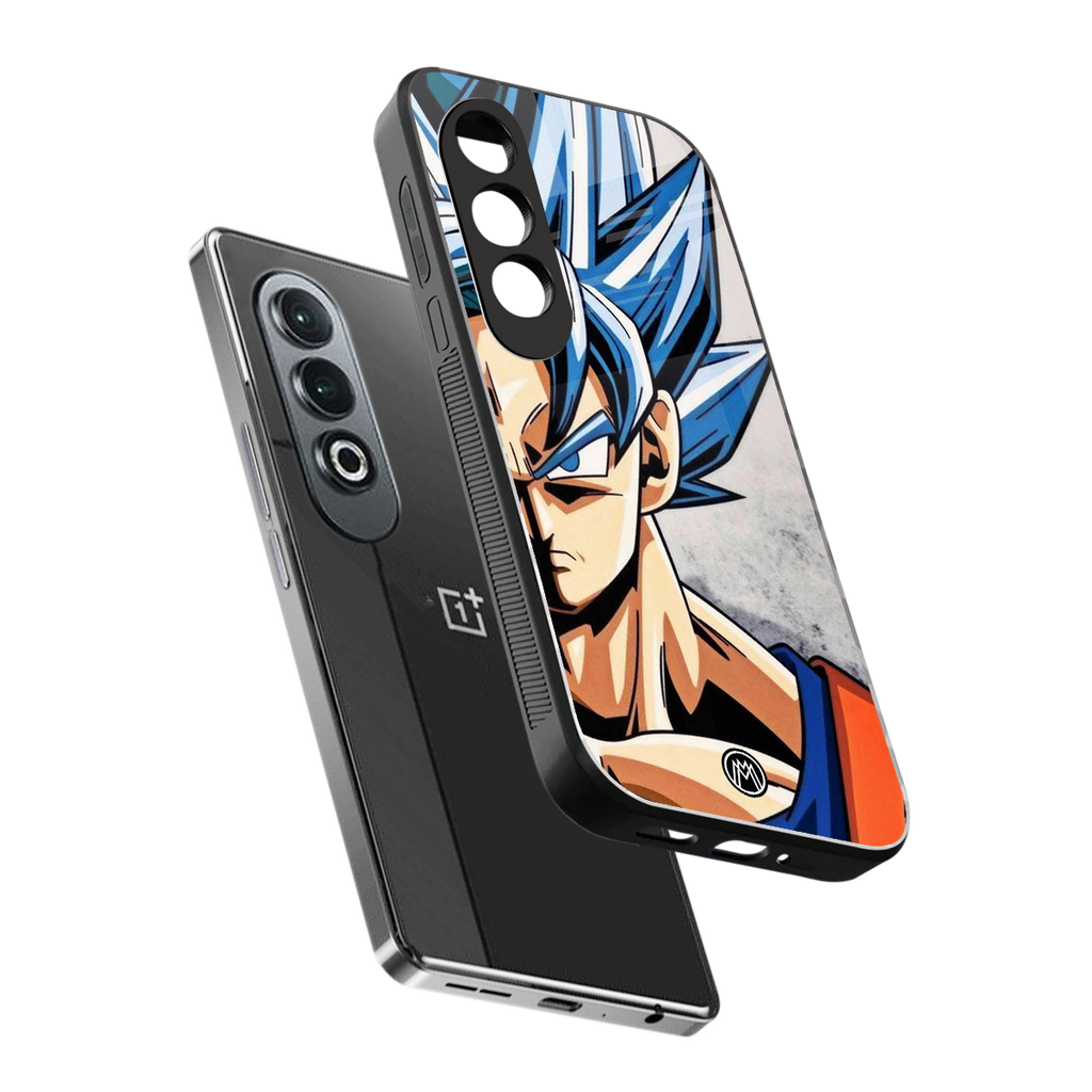 goku dragon ball z anime back phone cover | glass case for oneplus nord ce 4