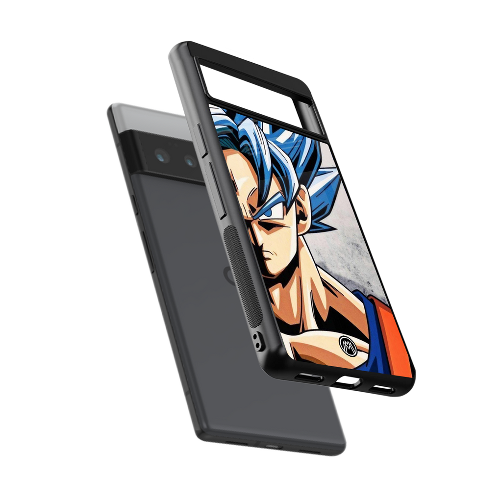 goku dragon ball z anime back phone cover | glass case for google pixel 6 pro