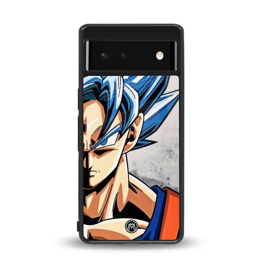 goku dragon ball z anime back phone cover | glass case for google pixel 6