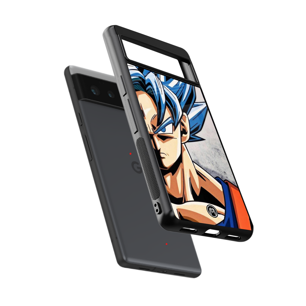 goku dragon ball z anime back phone cover | glass case for google pixel 6