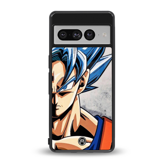 goku dragon ball z anime back phone cover | glass case for google pixel 7 pro