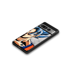 goku dragon ball z anime back phone cover | glass case for google pixel 7 pro