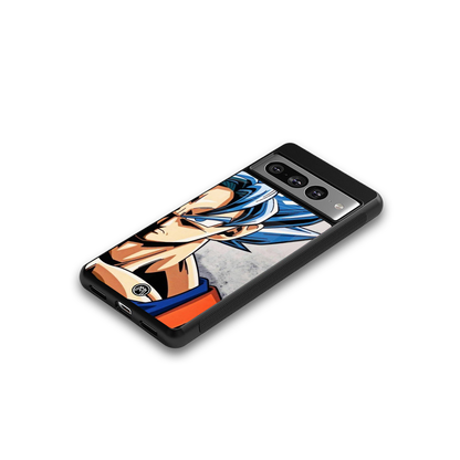 goku dragon ball z anime back phone cover | glass case for google pixel 7 pro