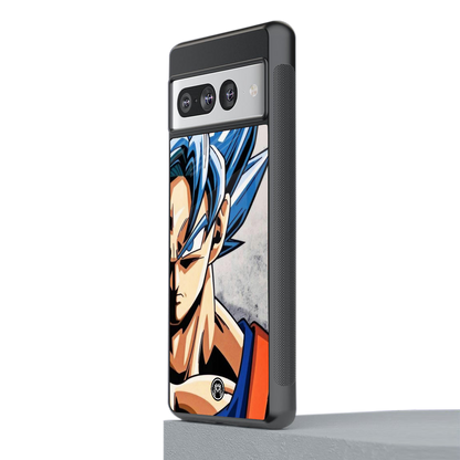 goku dragon ball z anime back phone cover | glass case for google pixel 7 pro