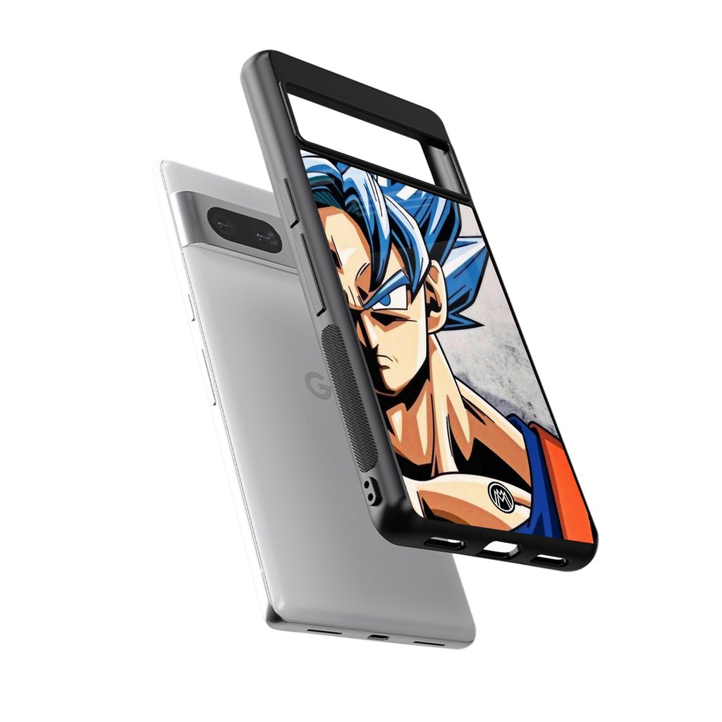goku dragon ball z anime back phone cover | glass case for Google Pixel 7