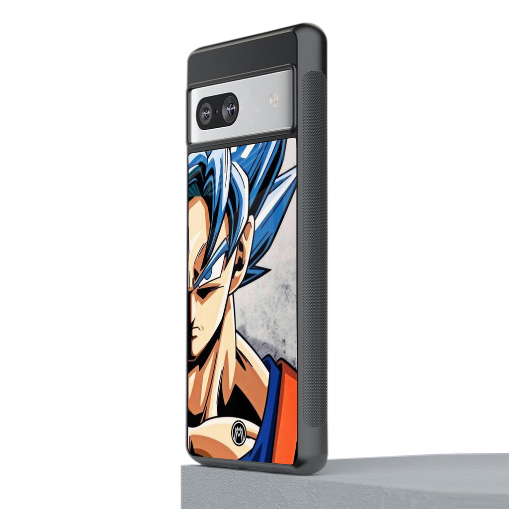 goku dragon ball z anime back phone cover | glass case for Google Pixel 7