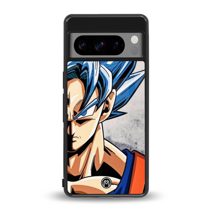 goku dragon ball z anime back phone cover | glass case for google pixel 8 pro