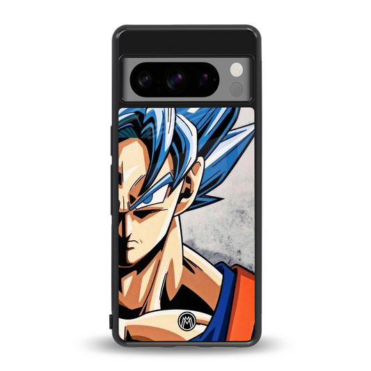 goku dragon ball z anime back phone cover | glass case for google pixel 8 pro