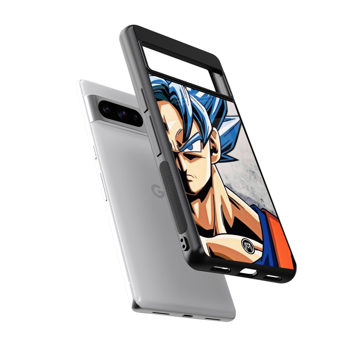 goku dragon ball z anime back phone cover | glass case for google pixel 8 pro