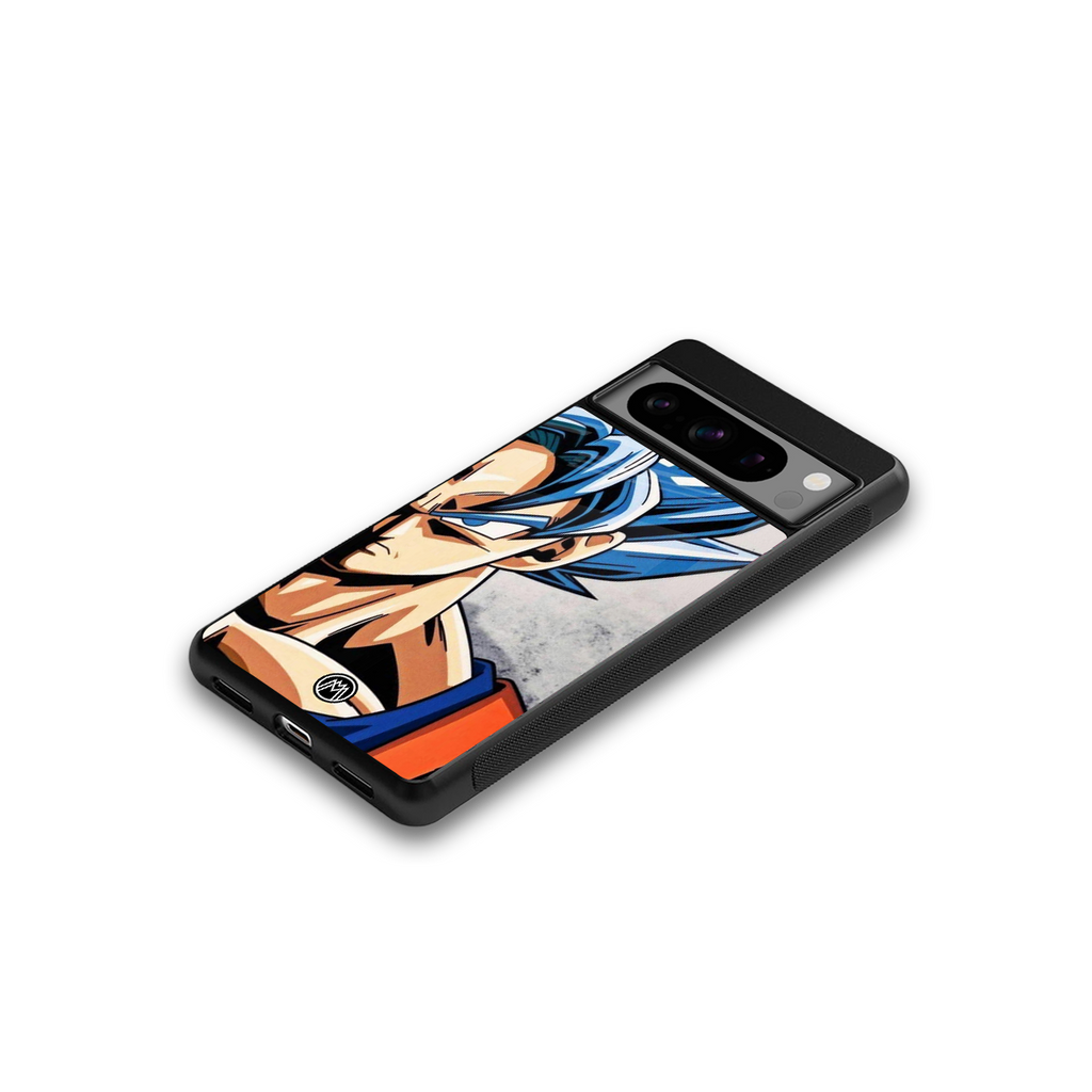 goku dragon ball z anime back phone cover | glass case for google pixel 8 pro