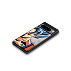 goku dragon ball z anime back phone cover | glass case for google pixel 8 pro