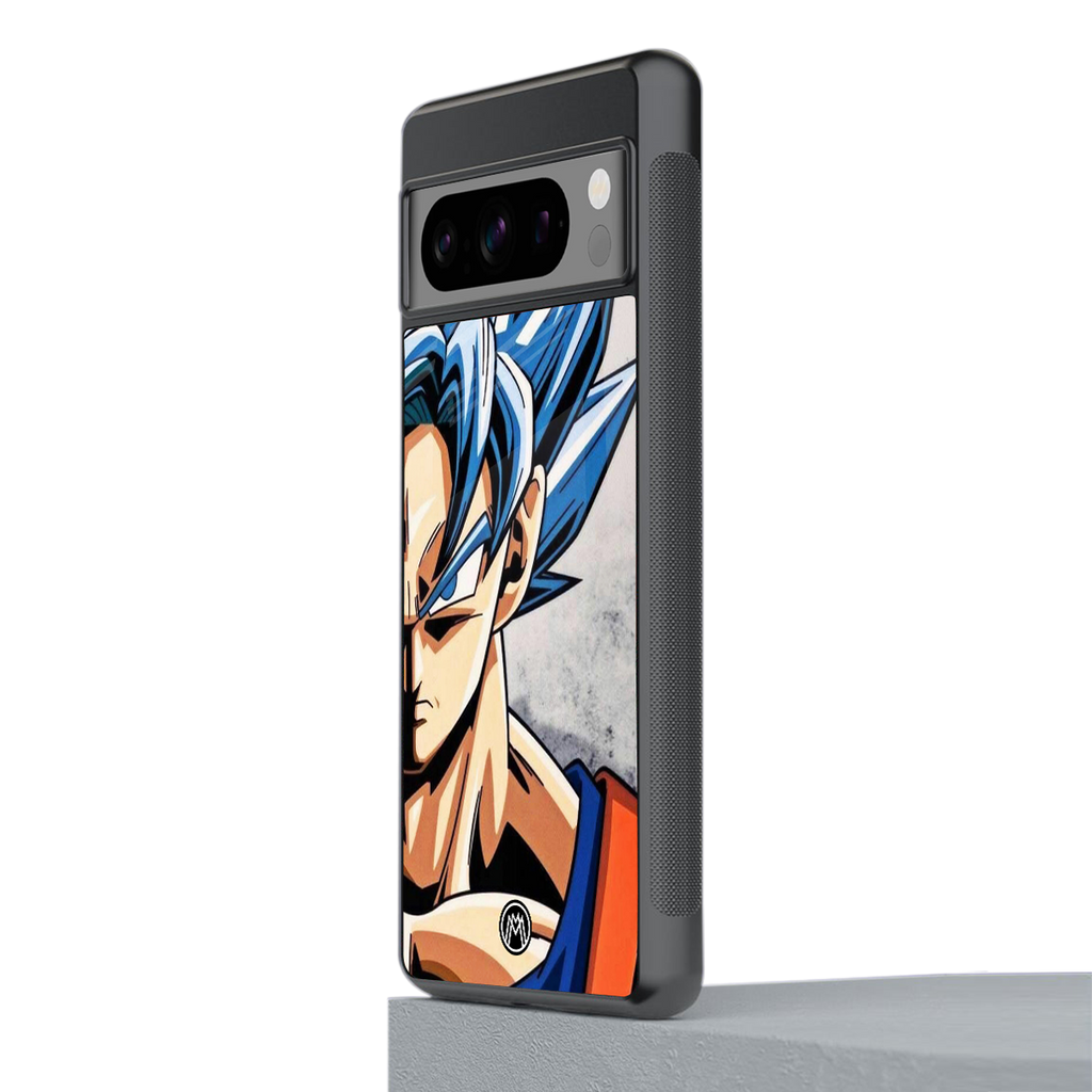 goku dragon ball z anime back phone cover | glass case for google pixel 8 pro