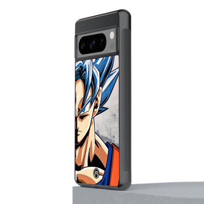 goku dragon ball z anime back phone cover | glass case for google pixel 8 pro