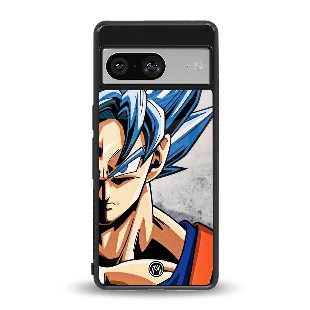 goku dragon ball z anime back phone cover | glass case for Google Pixel 8