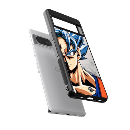 goku dragon ball z anime back phone cover | glass case for Google Pixel 8
