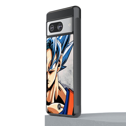 goku dragon ball z anime back phone cover | glass case for Google Pixel 8
