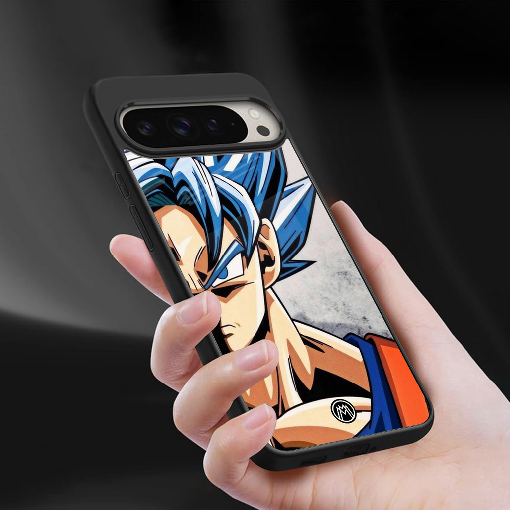 goku dragon ball z anime back phone cover | glass case for google pixel 9 pro xl