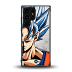 goku dragon ball z anime back phone cover | glass case for samsung galaxy s23 ultra
