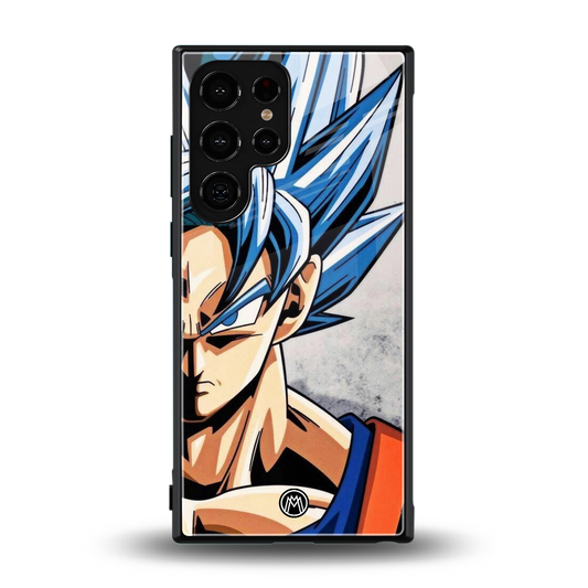 goku dragon ball z anime back phone cover | glass case for samsung galaxy s23 ultra