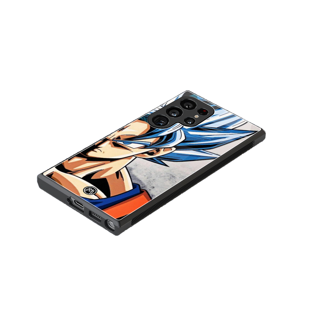 goku dragon ball z anime back phone cover | glass case for samsung galaxy s23 ultra