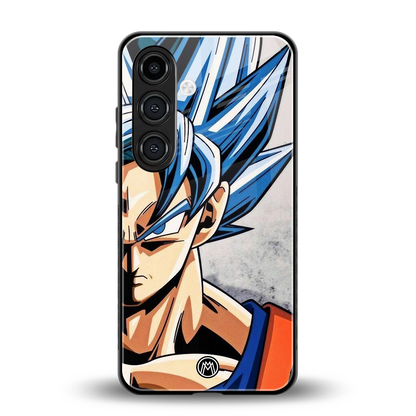 goku dragon ball z anime back phone cover | glass case for samsung galaxy s24 fe