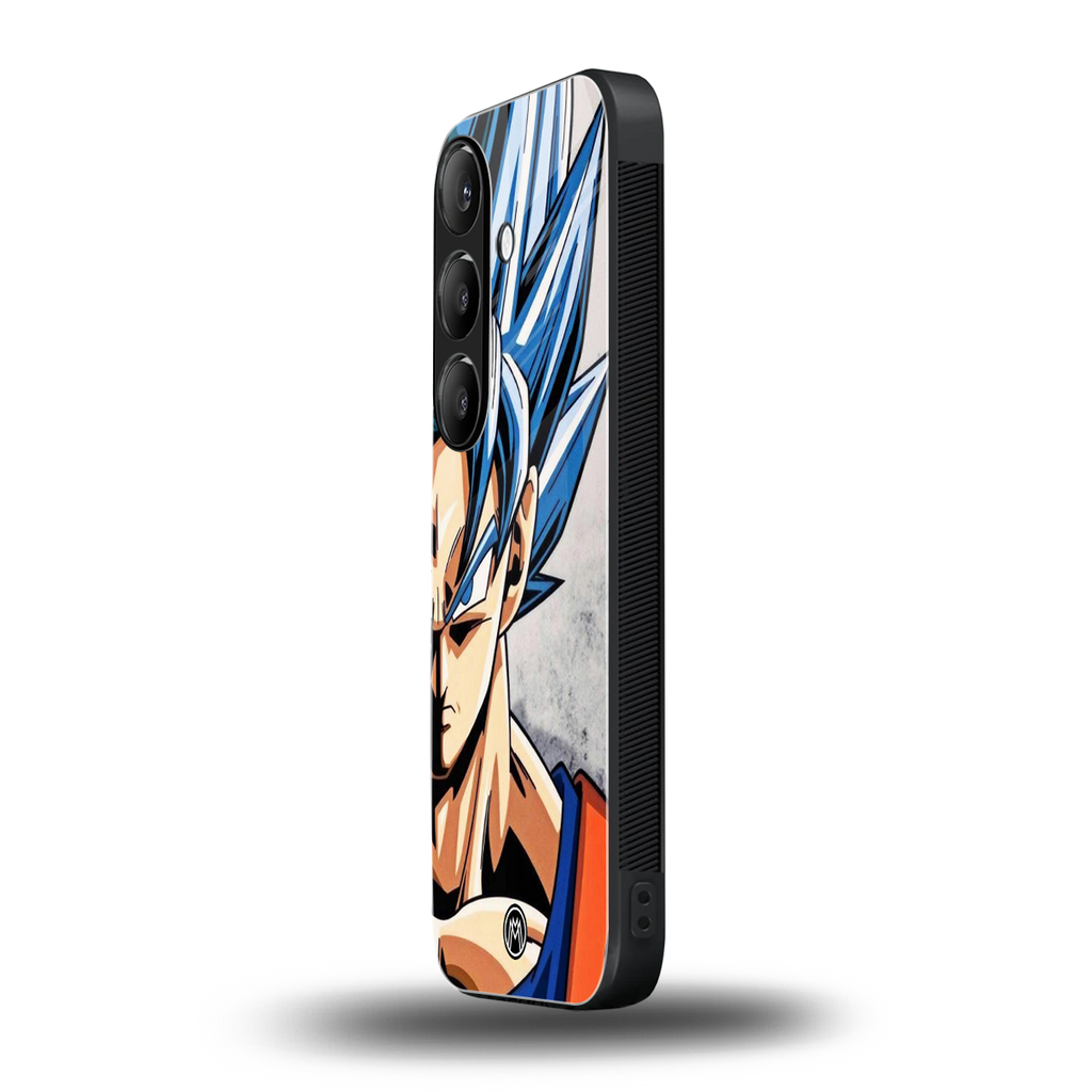 goku dragon ball z anime back phone cover | glass case for samsung galaxy s24 fe