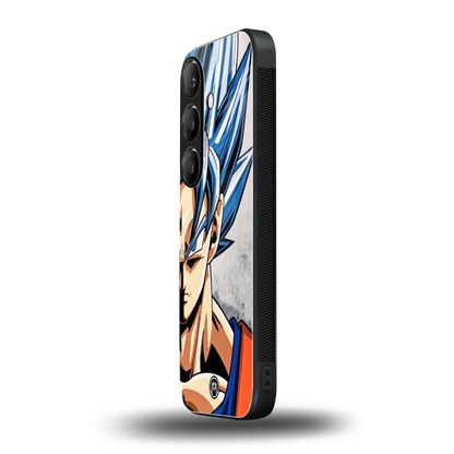 goku dragon ball z anime back phone cover | glass case for samsung galaxy s24 fe