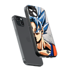 goku dragon ball z anime back phone cover | glass case for iphone 15