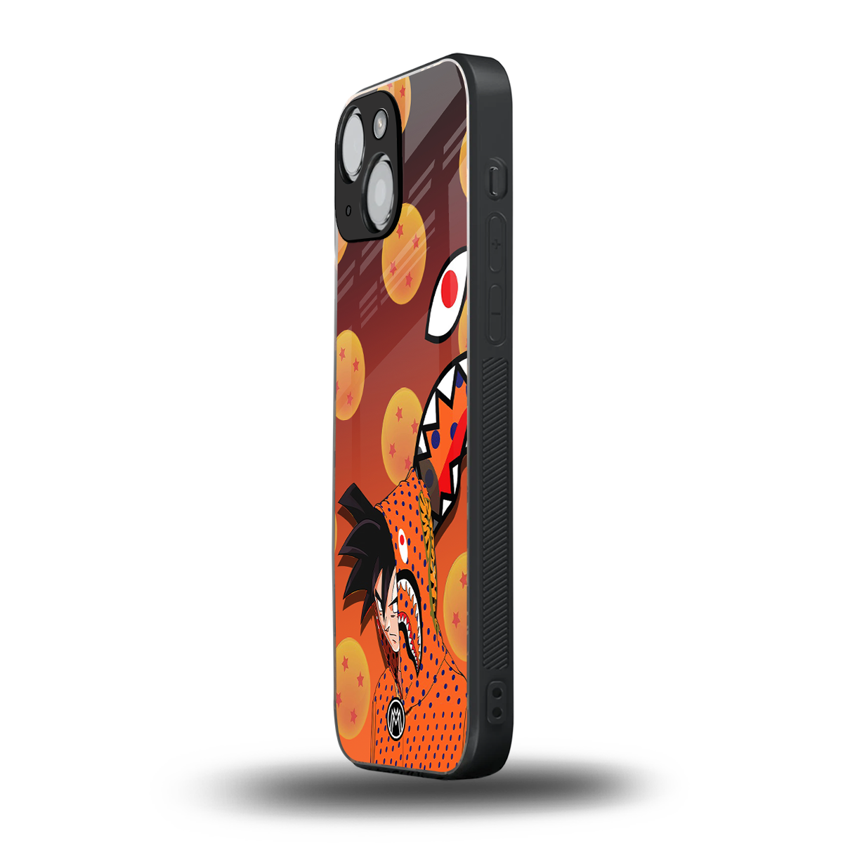 goku back phone cover | glass case for iphone 13 mini
