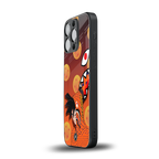 goku back phone cover | glass case for iphone 13 pro