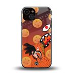 goku back phone cover | glass case for iphone 13