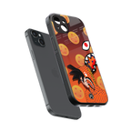 goku back phone cover | glass case for iphone 14 plus