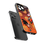goku back phone cover | glass case for iphone 15 pro max
